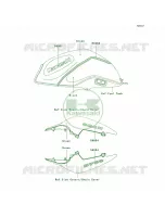 DecalsGreenBlackL9F per Kawasaki Z750  2008
