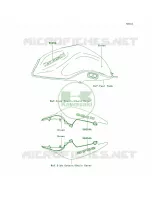 DecalsGreenL7F per Kawasaki Z750  2008