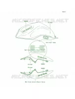 DecalsOrangeLAFLAS per Kawasaki Z750  2008