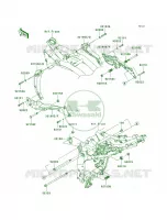 Engine Mount per Kawasaki Z750  2008