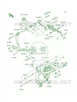 Engine Mount per Kawasaki Z750  2008