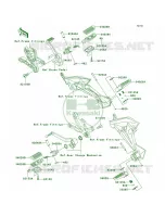Footrests per Kawasaki Z750  2008