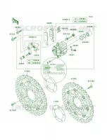 Front Brake per Kawasaki Z750  2008