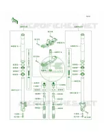 Front Fork per Kawasaki Z750  2008