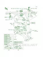 Fuel Tank per Kawasaki Z750  2008