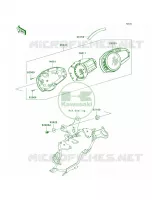 Meters per Kawasaki Z750  2008