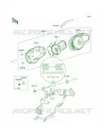 Meters per Kawasaki Z750  2008