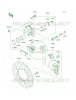 Rear Brake per Kawasaki Z750  2008