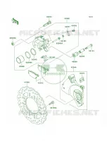 Rear Brake per Kawasaki Z750  2008
