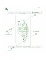 Shock Absorbers per Kawasaki Z750  2008