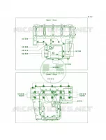Crankcase Bolt Pattern per Kawasaki Z1000 2007