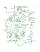 Crankcase per Kawasaki Z1000 2007