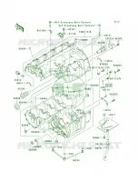 Crankcase per Kawasaki Z1000 2007