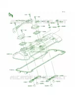 Cylinder Head Cover per Kawasaki Z1000 2007