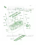 Cylinder Head per Kawasaki Z1000 2007