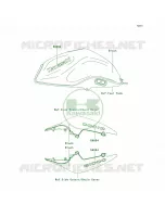 DecalsBlackB7F per Kawasaki Z1000 2007