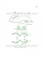 DecalsBlackB8F per Kawasaki Z1000 2007
