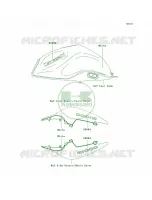 DecalsWhiteB8F per Kawasaki Z1000 2007