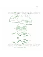 DecalsWhiteB8FCAUS per Kawasaki Z1000 2007