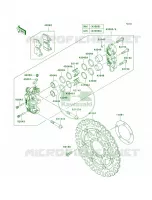 Front Brake per Kawasaki Z1000 2007