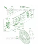 Front Brake per Kawasaki Z1000 2007