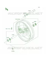 Front Hub per Kawasaki Z1000 2007