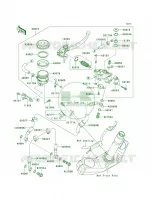 Front Master Cylinder per Kawasaki Z1000 2007