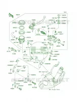 Front Master Cylinder per Kawasaki Z1000 2007