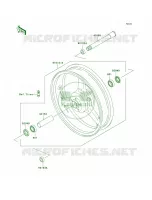 Front Wheel per Kawasaki Z1000 2007
