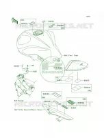 Labels per Kawasaki Z1000 2007