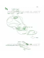 Labels per Kawasaki Z1000 2007