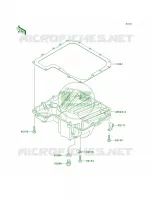Oil Pan per Kawasaki Z1000 2007