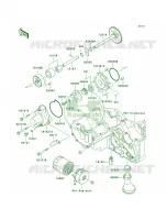 Oil PumpOil Filter per Kawasaki Z1000 2007