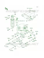 Rear Suspension per Kawasaki Z1000 2007