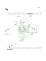 Shock AbsorbersB7FB8F per Kawasaki Z1000 2007