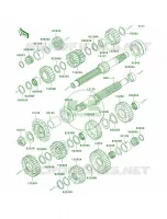 Transmission per Kawasaki Z1000 2007