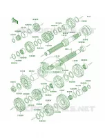 Transmission per Kawasaki Z1000 2007