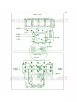 Crankcase Bolt Pattern per Kawasaki Z750  2007