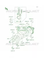 Crankshaft per Kawasaki Z750  2007