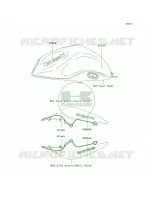 DecalsBlackLAFLAS per Kawasaki Z750  2007