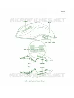 DecalsBlueL8F per Kawasaki Z750  2007