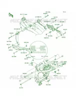 Engine Mount per Kawasaki Z750  2007
