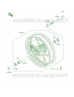 Front Hub per Kawasaki Z750  2007