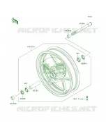 Front Hub per Kawasaki Z750  2007