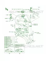 Fuel Tank per Kawasaki Z750  2007