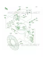 Rear Brake per Kawasaki Z750  2007
