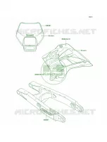 DecalsKDX220 A4 per Kawasaki KDX220R 1998