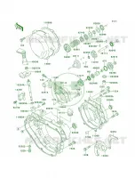 Engine Covers per Kawasaki KDX220R 1998
