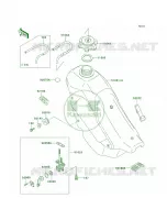 Fuel Tank per Kawasaki KDX220R 1998