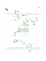 Gear Change Mechanism per Kawasaki KDX220R 1998